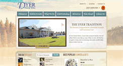 Desktop Screenshot of dyerfuneralservices.com